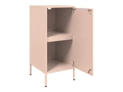 Aparadores 2 piezas rosa 36x39x79 cm acero