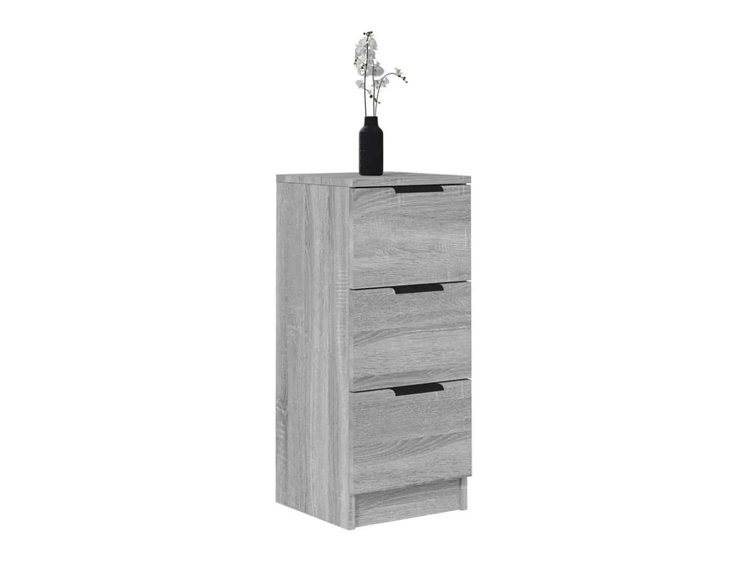 Aparadores 2 piezas Sonoma gris 30x30x70 cm Madera de ingeniería