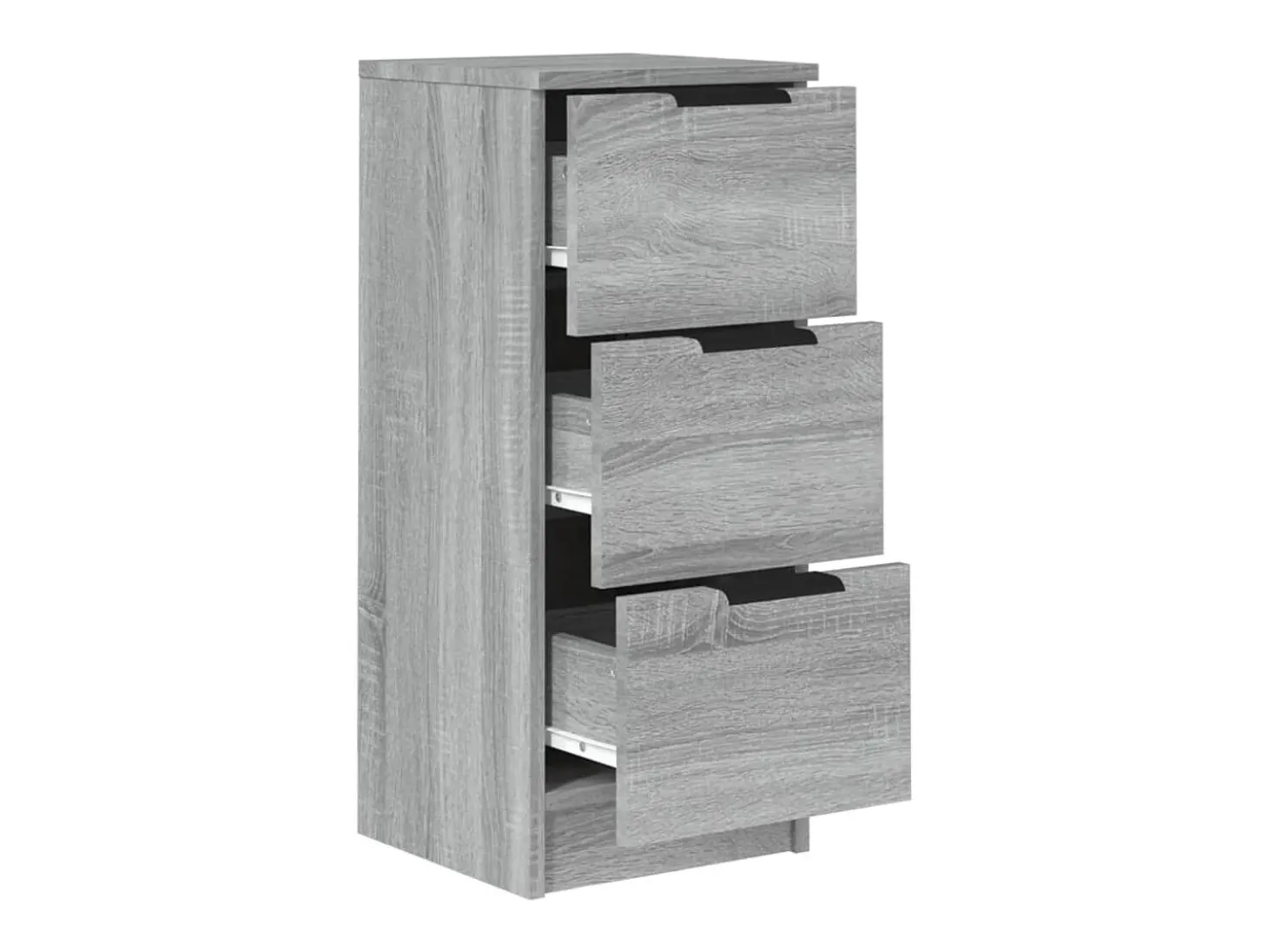Aparadores 2 piezas Sonoma gris 30x30x70 cm Madera de ingeniería