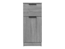 Aparadores 2 piezas Sonoma gris 30x30x70 cm Madera de ingeniería