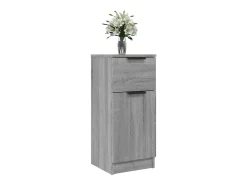 Aparadores 2 piezas Sonoma gris 30x30x70 cm Madera de ingeniería