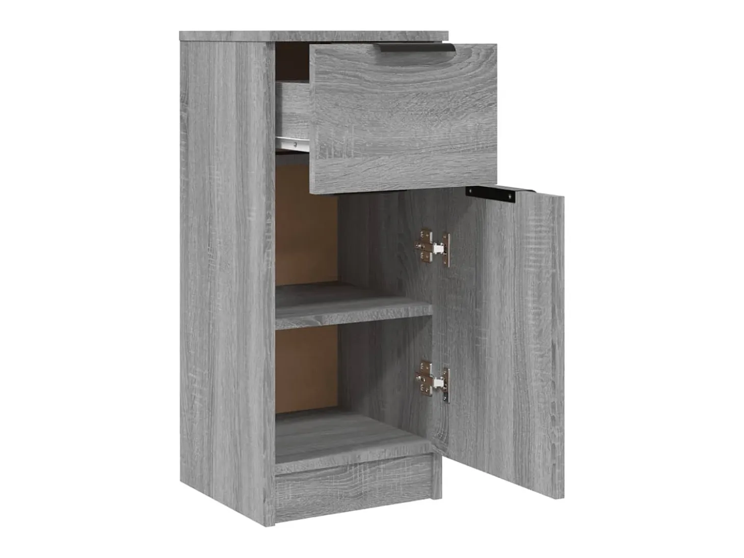 Aparadores 2 piezas Sonoma gris 30x30x70 cm Madera de ingeniería