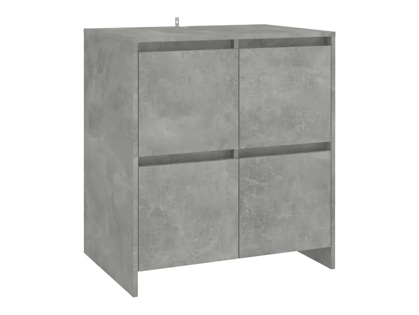 Aparadores 2 uds Gris Hormigón 70x41x75 cm Madera de ingeniería