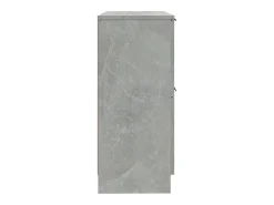 Aparadores 2 uds Gris hormigón 30x30x70 cm Madera de ingeniería