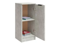 Aparadores 2 uds Gris Hormigón 30x30x70 cm Madera de ingeniería