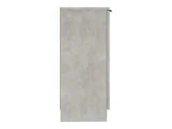Aparadores 2 uds Gris Hormigón 30x30x70 cm Madera de ingeniería