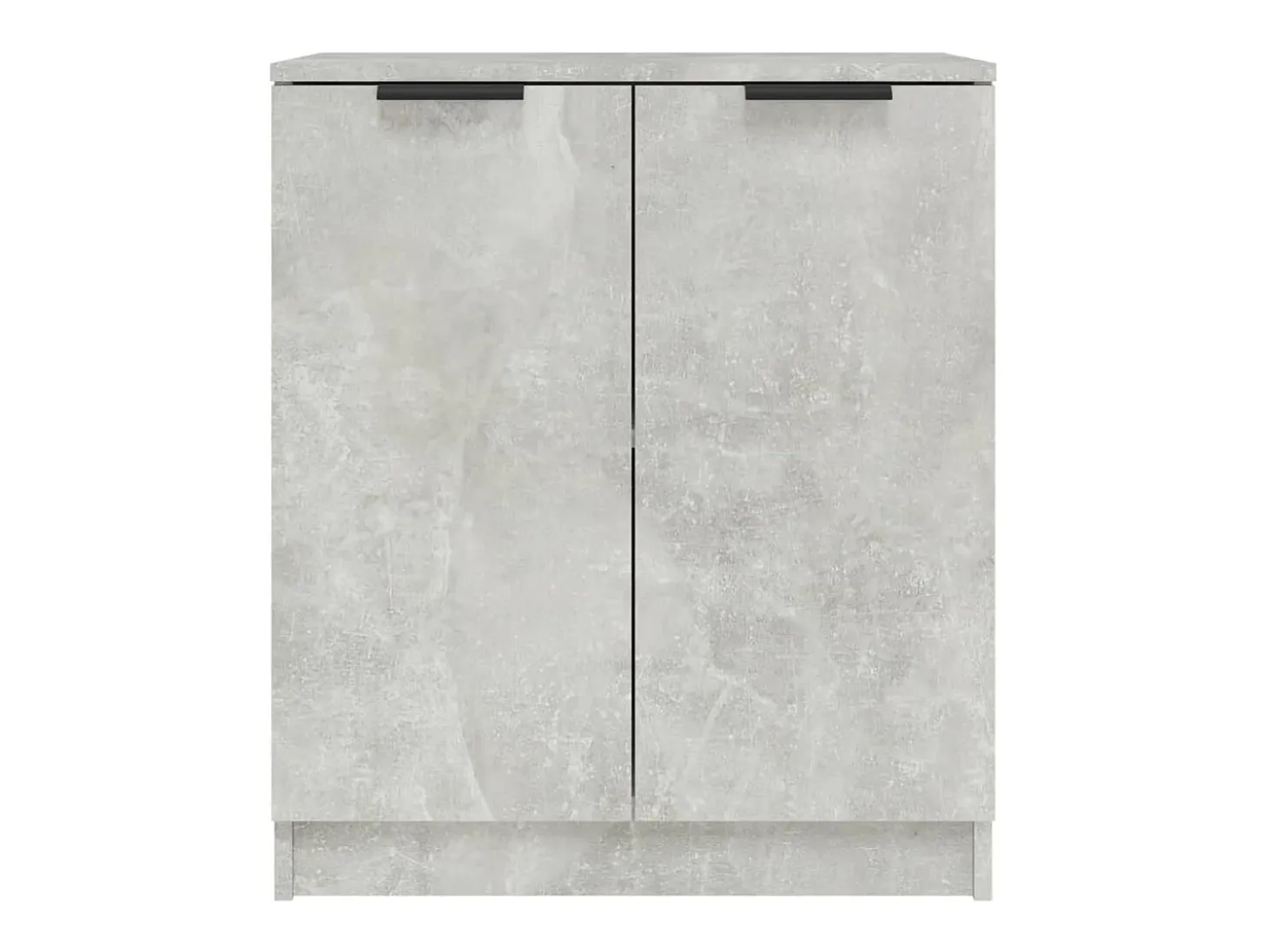 Aparadores 2 uds Gris hormigón 60x30x70 cm Madera de ingeniería