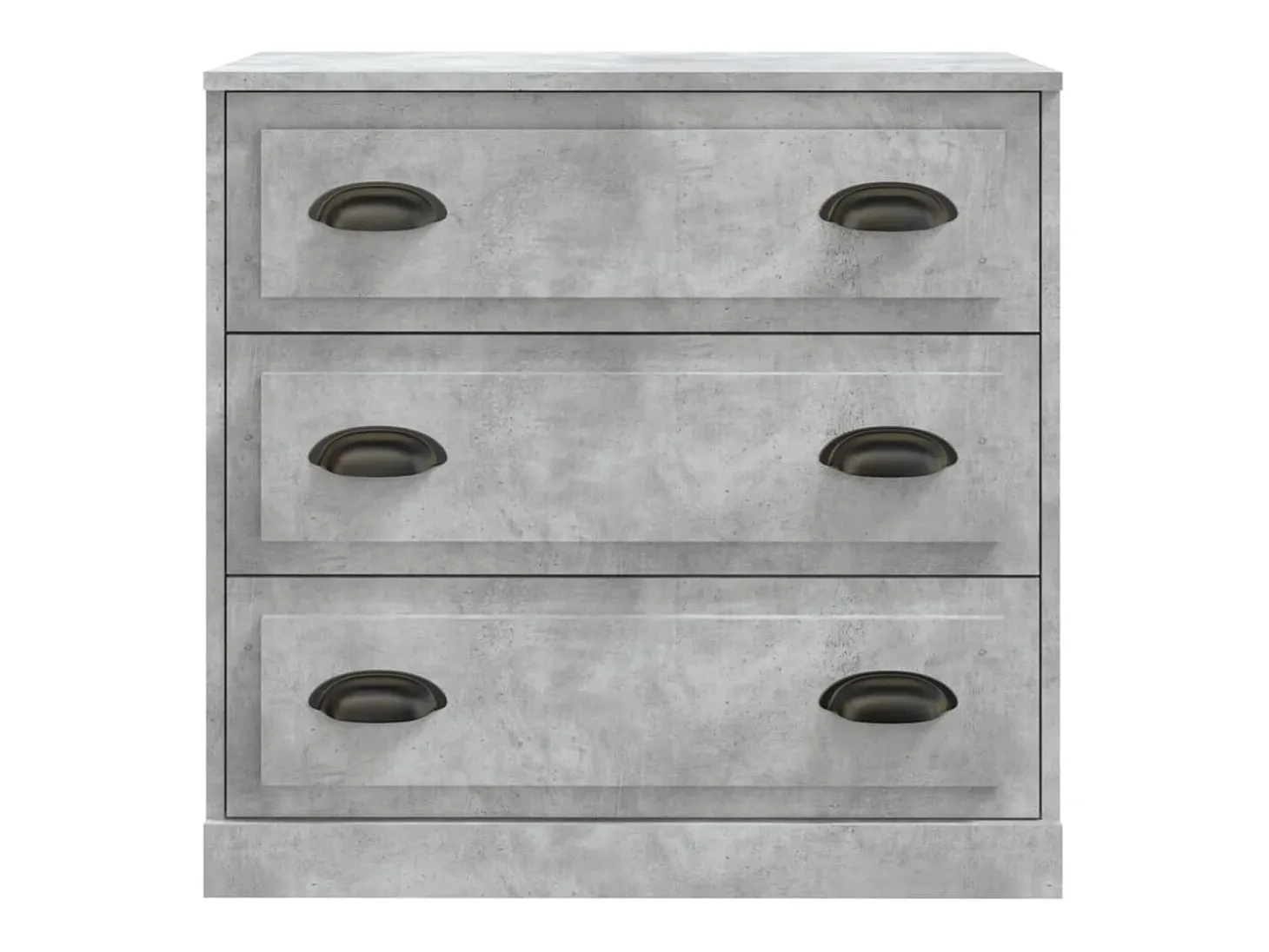 Aparadores 2 uds madera contrachapada gris hormigón