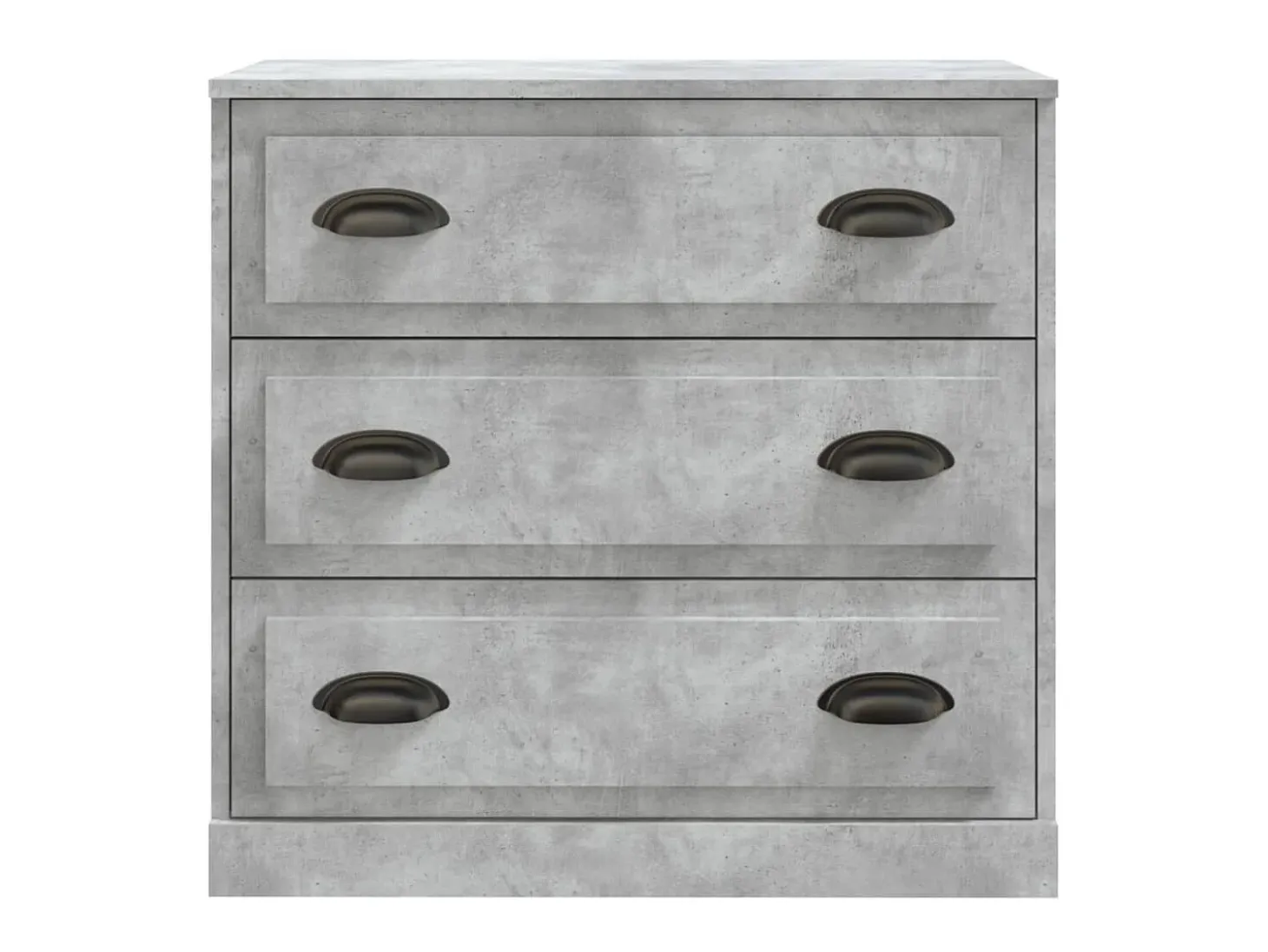 Aparadores 2 uds madera contrachapada gris hormigón ES61963