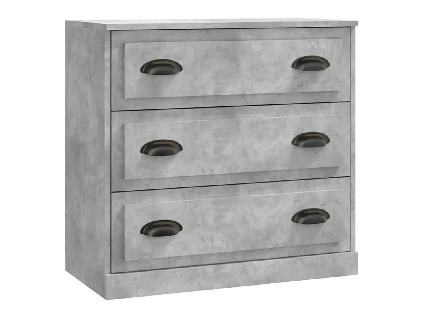 Aparadores 2 uds madera contrachapada gris hormigón ES61963