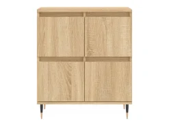 Aparadores 3 uds madera contrachapada color roble sonoma