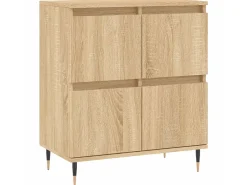 Aparadores 3 uds madera contrachapada color roble sonoma ES95691