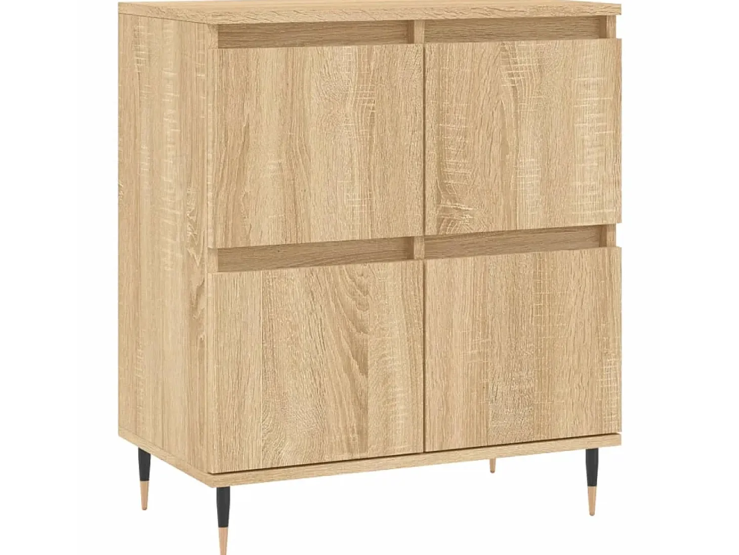 Aparadores 3 uds madera contrachapada color roble sonoma ES95691