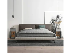 Aparadores 2 uds madera contrachapada gris Sonoma 30x30x70 cm ES518832