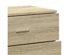 Aparadores 3 uds madera contrachapada color roble sonoma