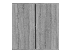 Aparadores 2 uds madera de ingeniería gris Sonoma 79x38x80 cm ES805512