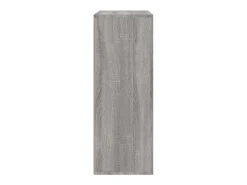 Aparadores 2 uds madera de ingeniería gris Sonoma 60x31x84 cm