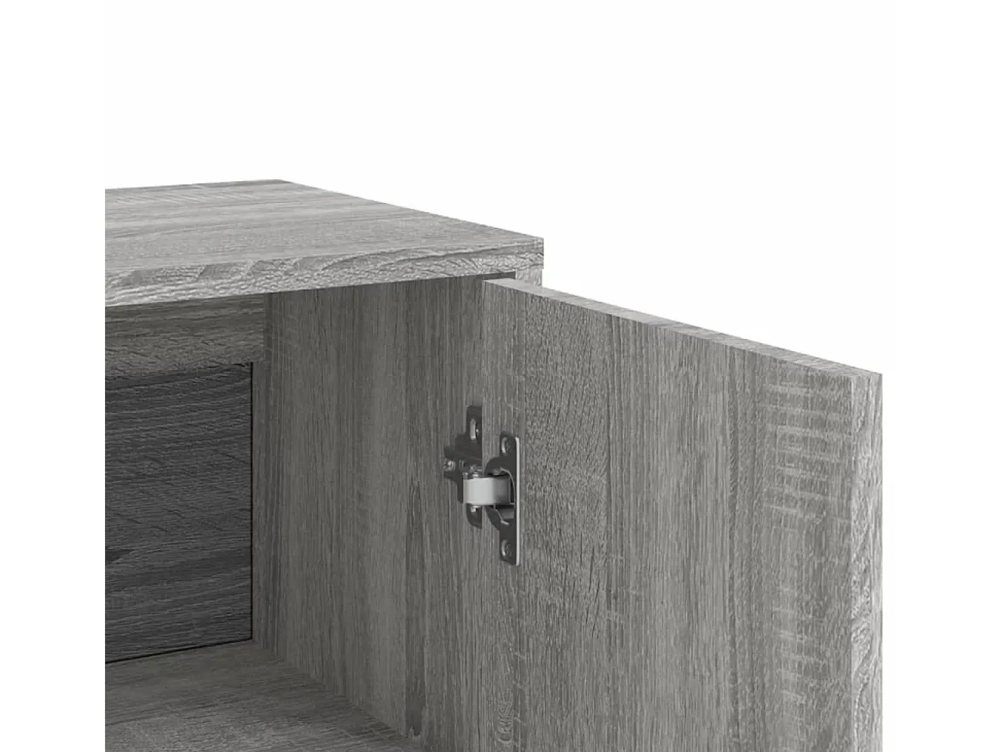 Aparadores 2 uds madera de ingeniería gris Sonoma 60x31x84 cm