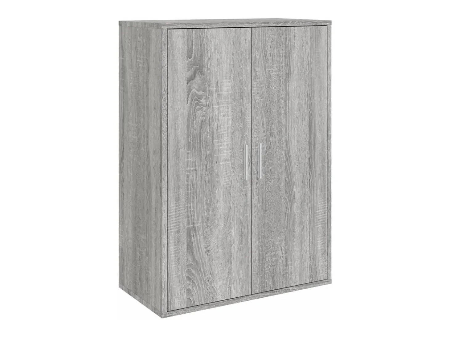 Aparadores 2 uds madera de ingeniería gris Sonoma 60x31x84 cm