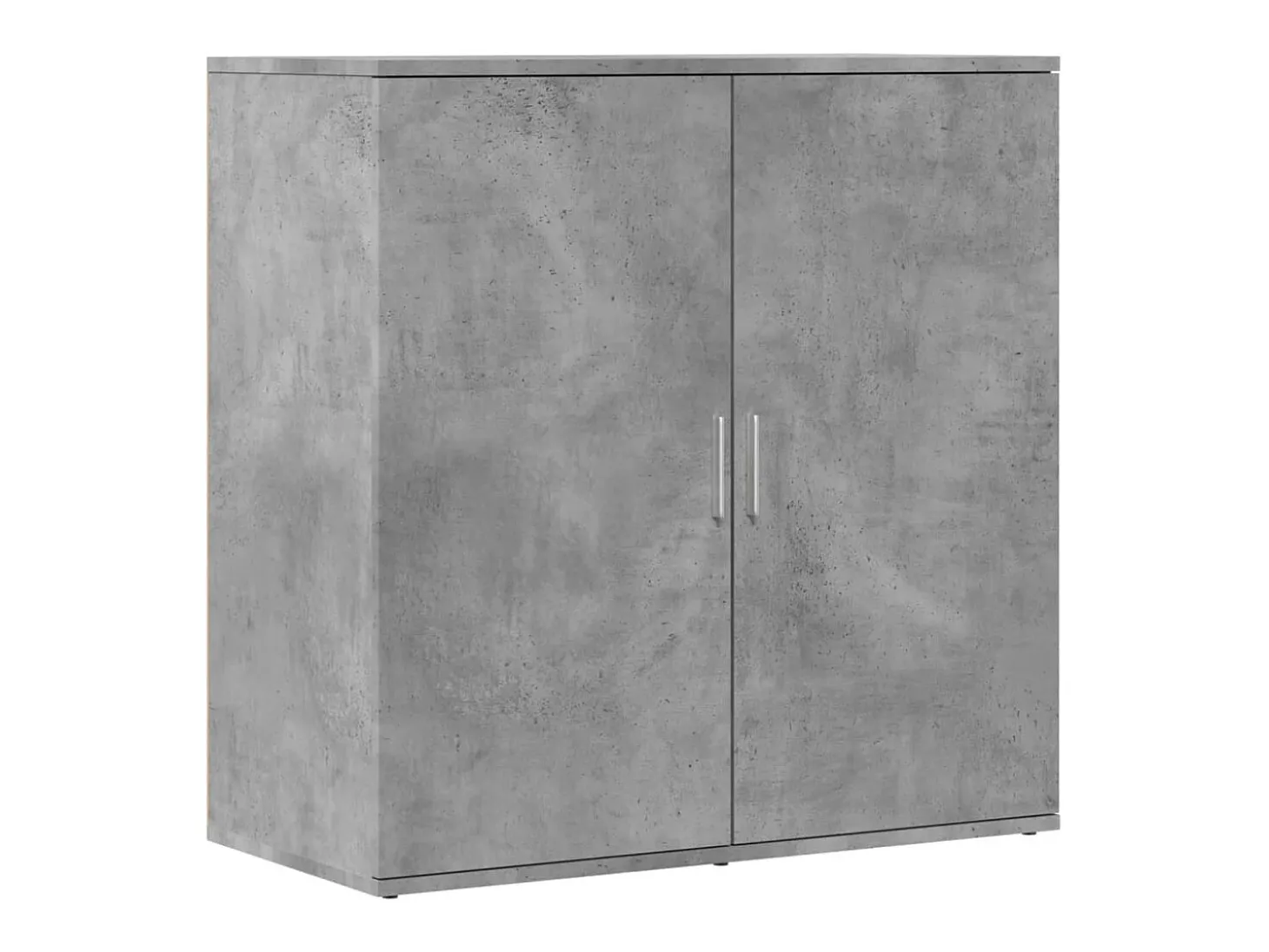 Aparadores 2 uds madera de ingeniería gris hormigón 79x38x80 cm ES484251