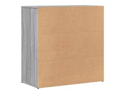 Aparadores 2 uds madera de ingeniería gris Sonoma 79x38x80 cm