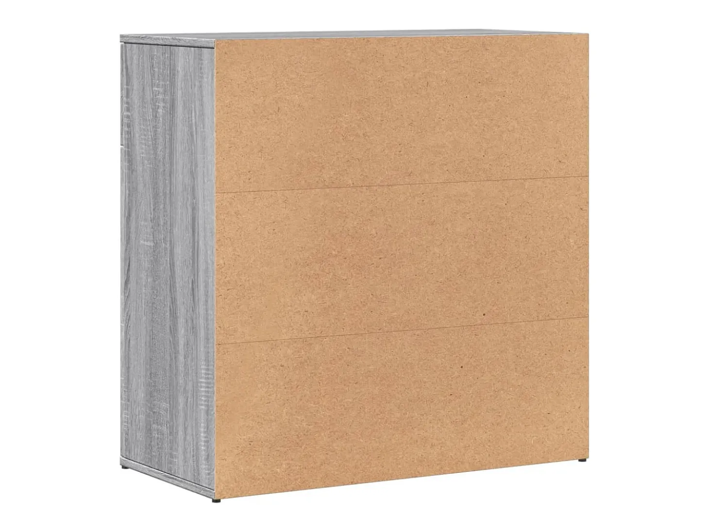 Aparadores 2 uds madera de ingeniería gris Sonoma 79x38x80 cm