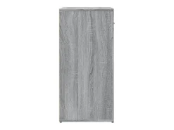 Aparadores 2 uds madera de ingeniería gris Sonoma 79x38x80 cm