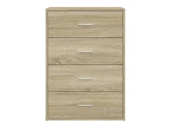 Aparadores 2 uds madera de ingeniería roble Sonoma 60x31x84 cm