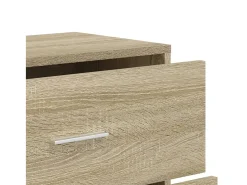 Aparadores 2 uds madera de ingeniería roble Sonoma 60x31x84 cm