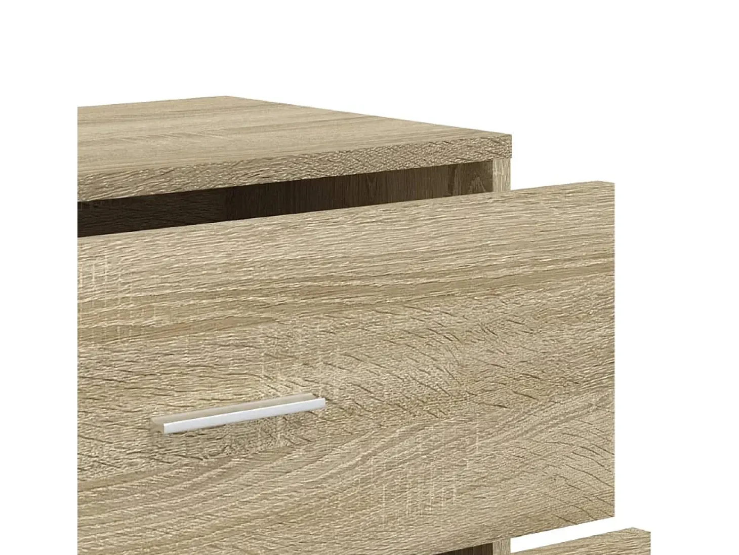 Aparadores 2 uds madera de ingeniería roble Sonoma 60x31x84 cm