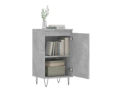 Aparadores 2 uds madera de ingeniería gris hormigón 40x35x70 cm ES99812