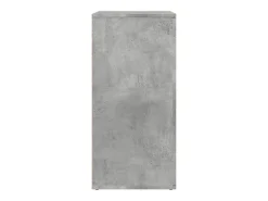 Aparadores 2 uds madera de ingeniería gris hormigón 79x38x80 cm