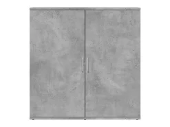 Aparadores 2 uds madera de ingeniería gris hormigón 79x38x80 cm