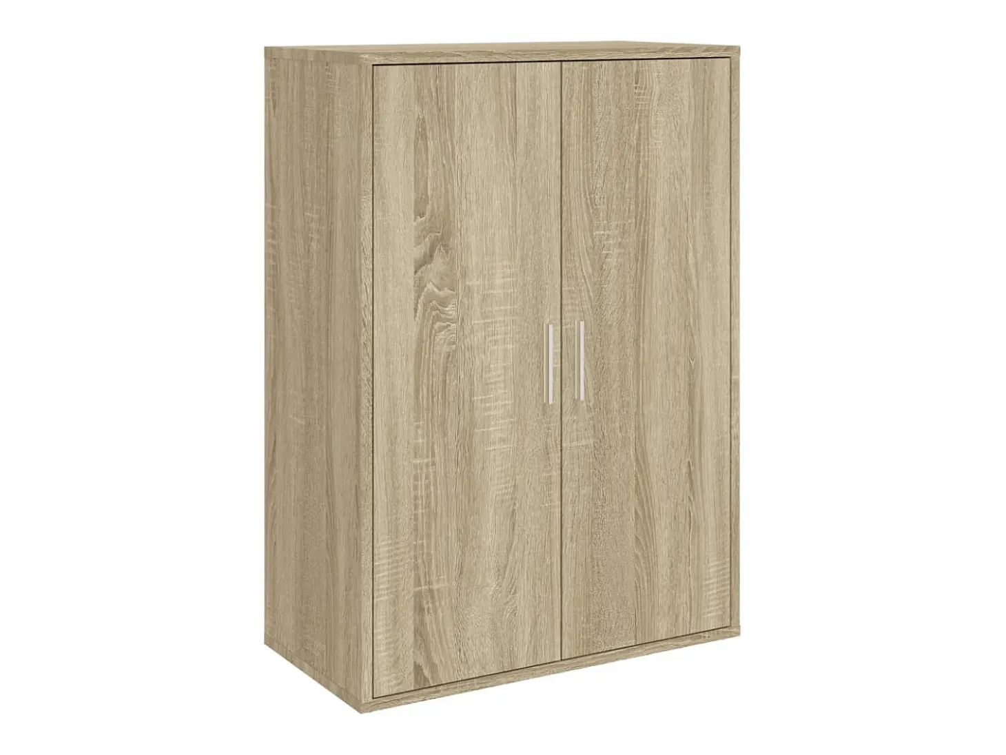 Aparadores 2 uds madera de ingeniería roble Sonoma 60x31x84 cm