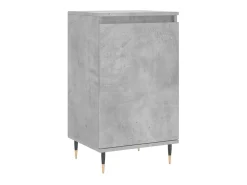 Aparadores 2 uds madera de ingeniería gris hormigón 40x35x70 cm ES69451