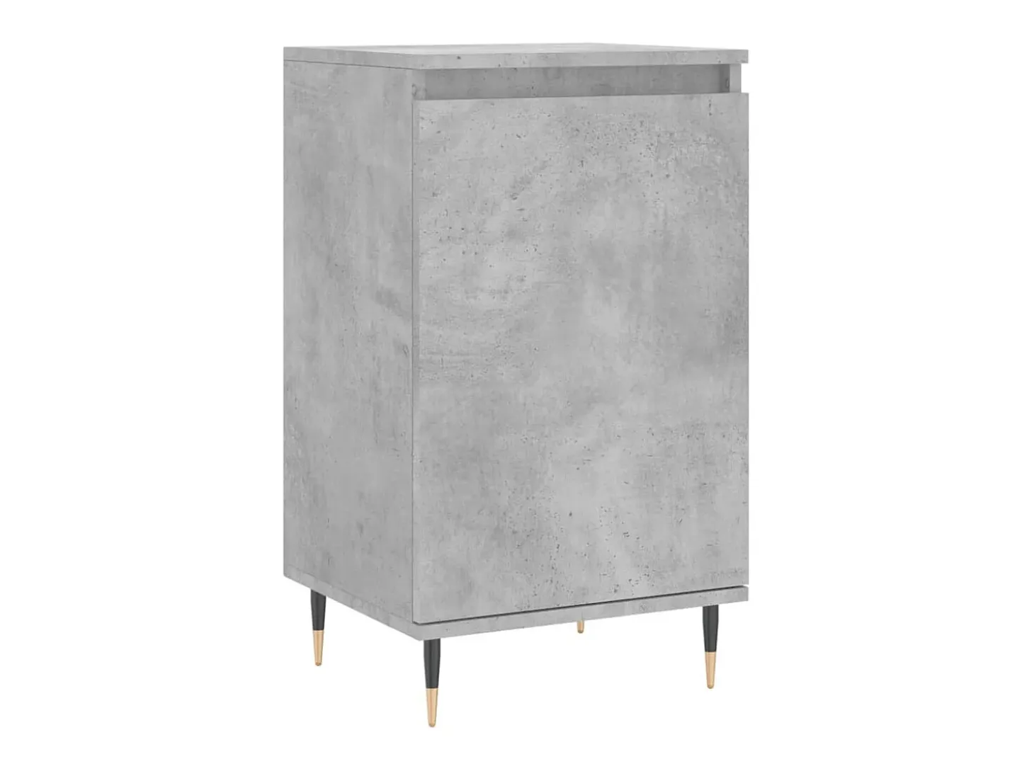 Aparadores 2 uds madera de ingeniería gris hormigón 40x35x70 cm ES69451