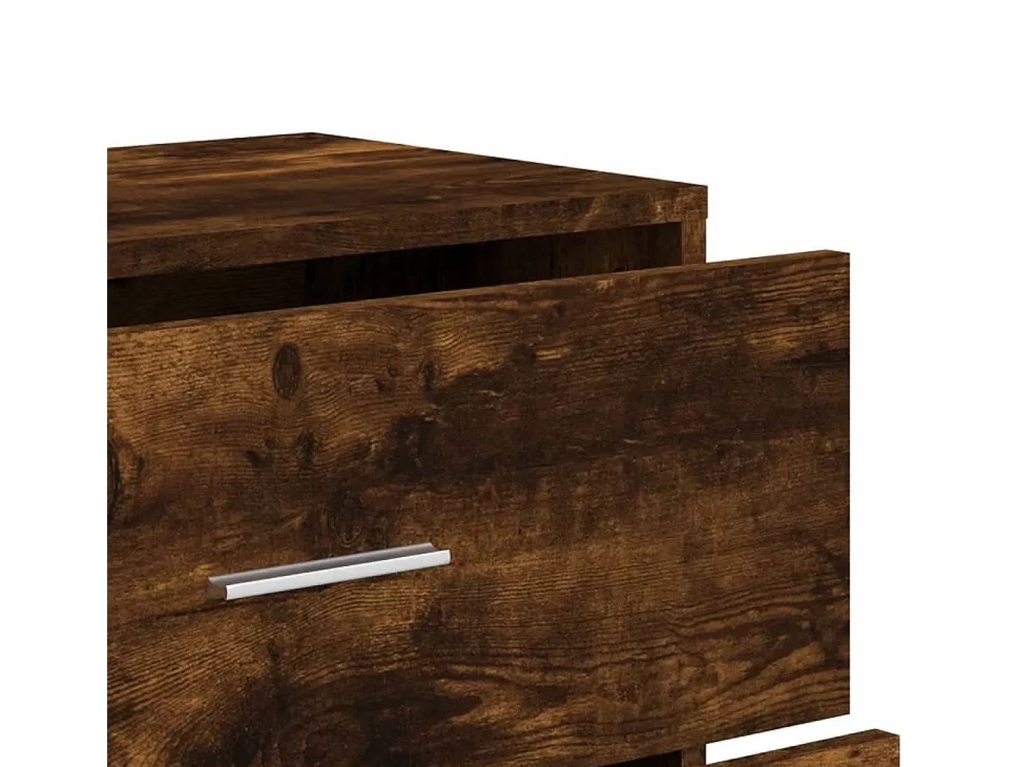 Aparadores 3 uds madera de ingeniería roble ahumado 60x31x84 cm