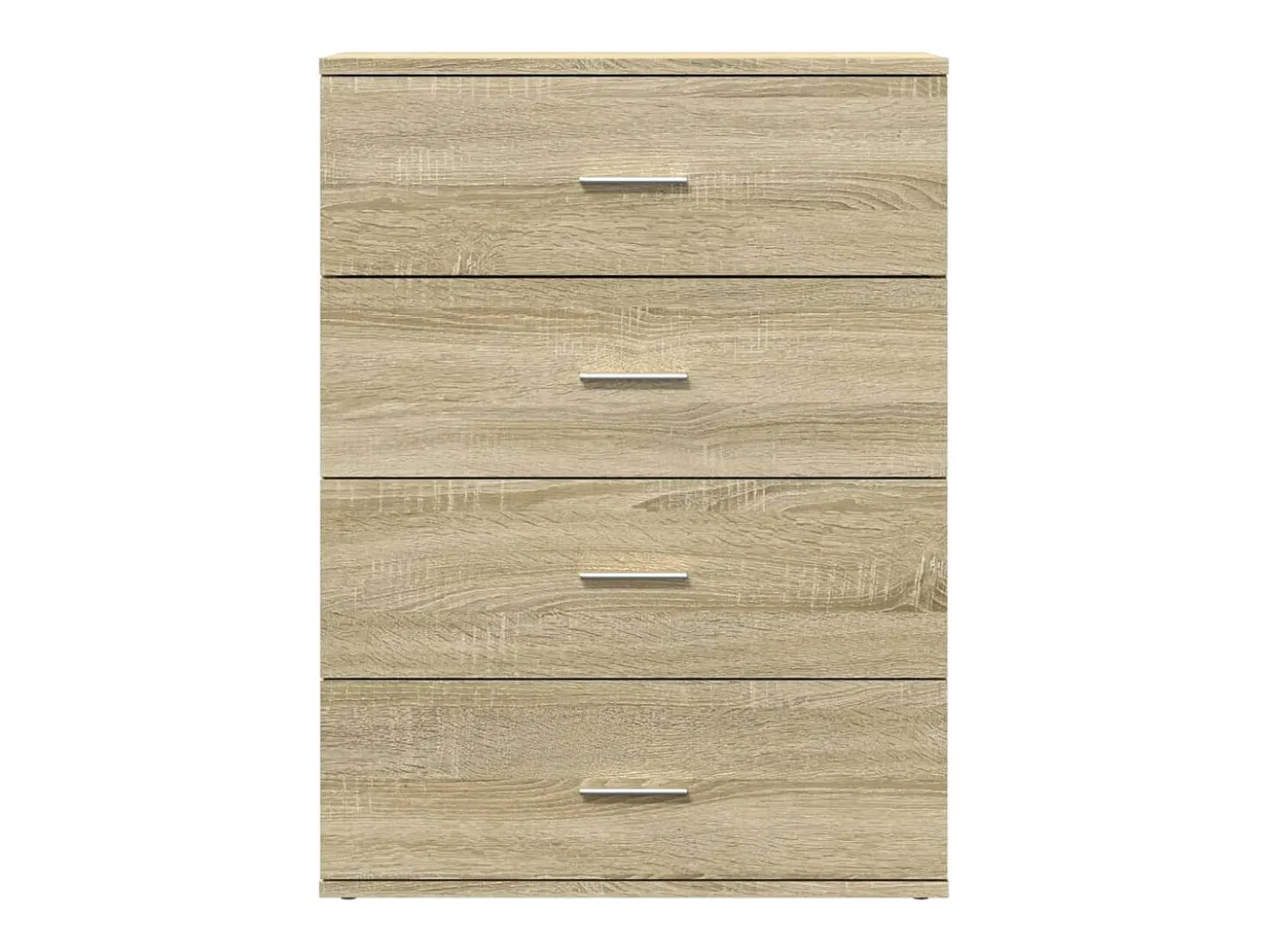 Aparadores 2 uds madera de ingeniería roble Sonoma 60x39x80 cm