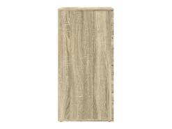 Aparadores 2 uds madera de ingeniería roble Sonoma 60x39x80 cm