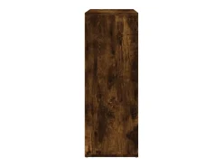 Aparadores 2 uds madera de ingeniería roble ahumado 60x31x84 cm