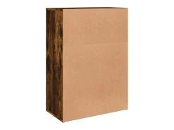 Aparadores 2 uds madera de ingeniería roble ahumado 60x31x84 cm