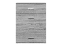 Aparadores 2 uds madera de ingeniería gris Sonoma 60x39x80 cm