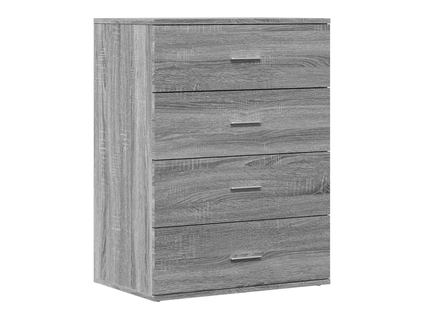 Aparadores 2 uds madera de ingeniería gris Sonoma 60x39x80 cm