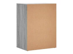 Aparadores 2 uds madera de ingeniería gris Sonoma 60x39x80 cm