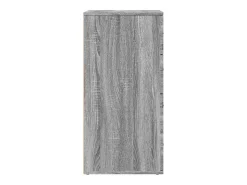 Aparadores 2 uds madera de ingeniería gris Sonoma 60x39x80 cm