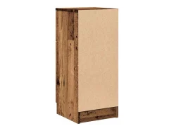 Aparadores 2 uds madera ingeniería madera envejecida 30x30x70cm