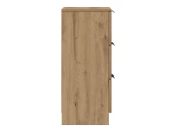Aparadores 2 uds madera ingeniería roble artisian 30x30x70 cm