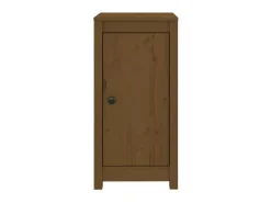 Aparadores 2 uds madera maciza de pino marrón miel 40x35x80 cm ES93875