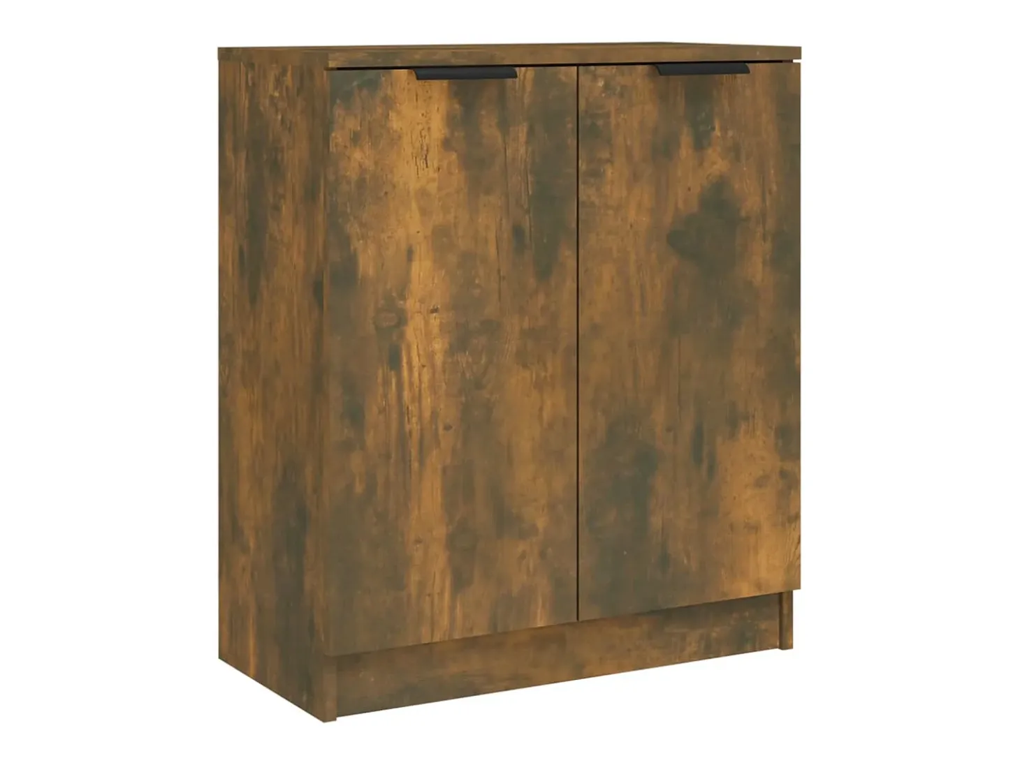Aparadores 2 uds Roble ahumado 60x30x70 cm Madera de ingeniería