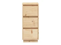 Aparadores 2 uds 32x34x75 cm Madera maciza de pino